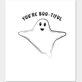 Funny Ghost Pun - You're Boo-tiful Posters and Art